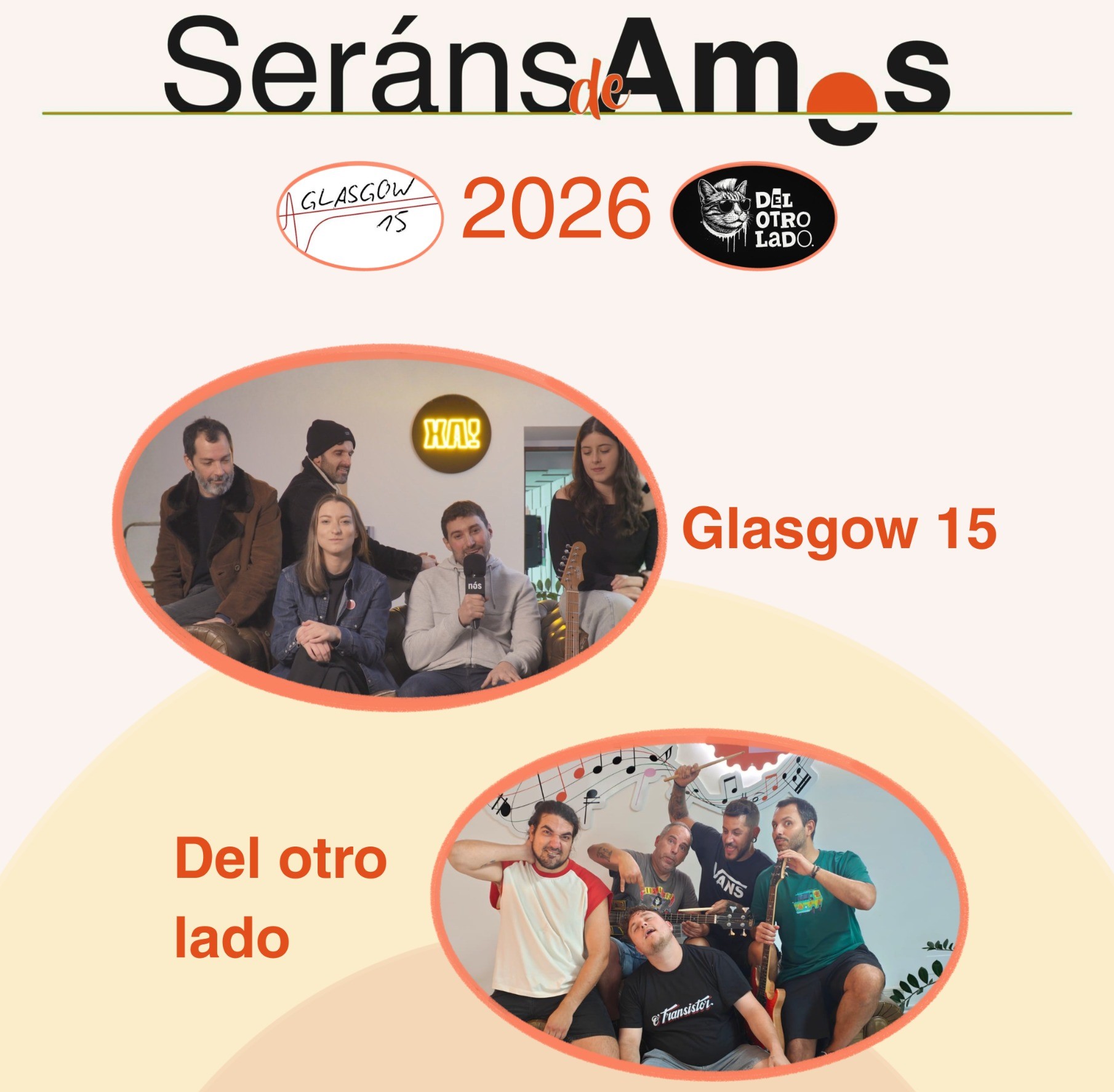 Os grupos Glasgow 15 e Del otro lado actúan en Biduído dentro dos Seráns de Ames Os grupos Glasgow 15 e Del otro lado actúan en Biduído dentro dos Seráns de Ames