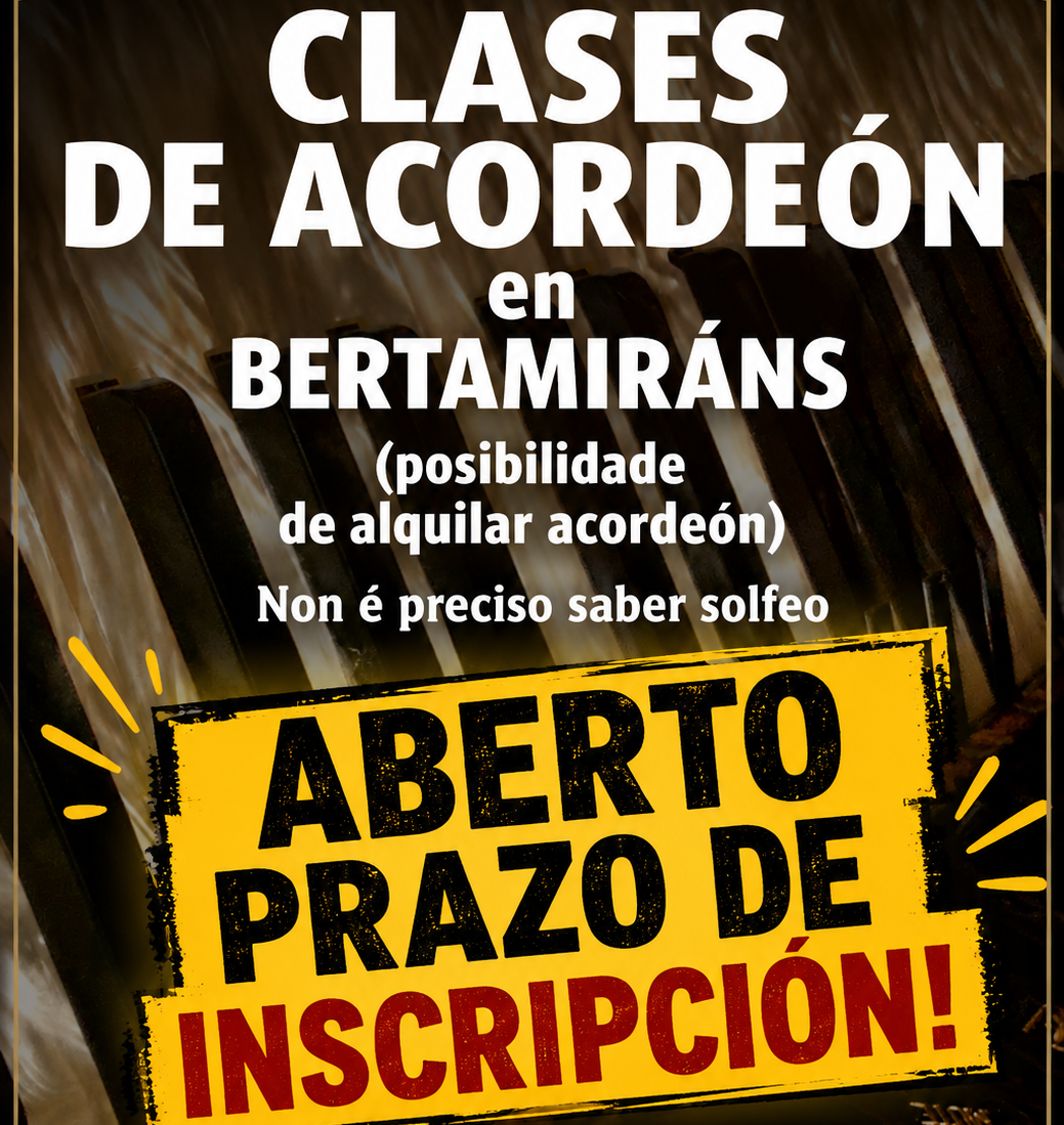 Acordeóns Alborada impartirá clases de acordeón en Bertamiráns Acordeóns Alborada impartirá clases de acordeón en Bertamiráns
