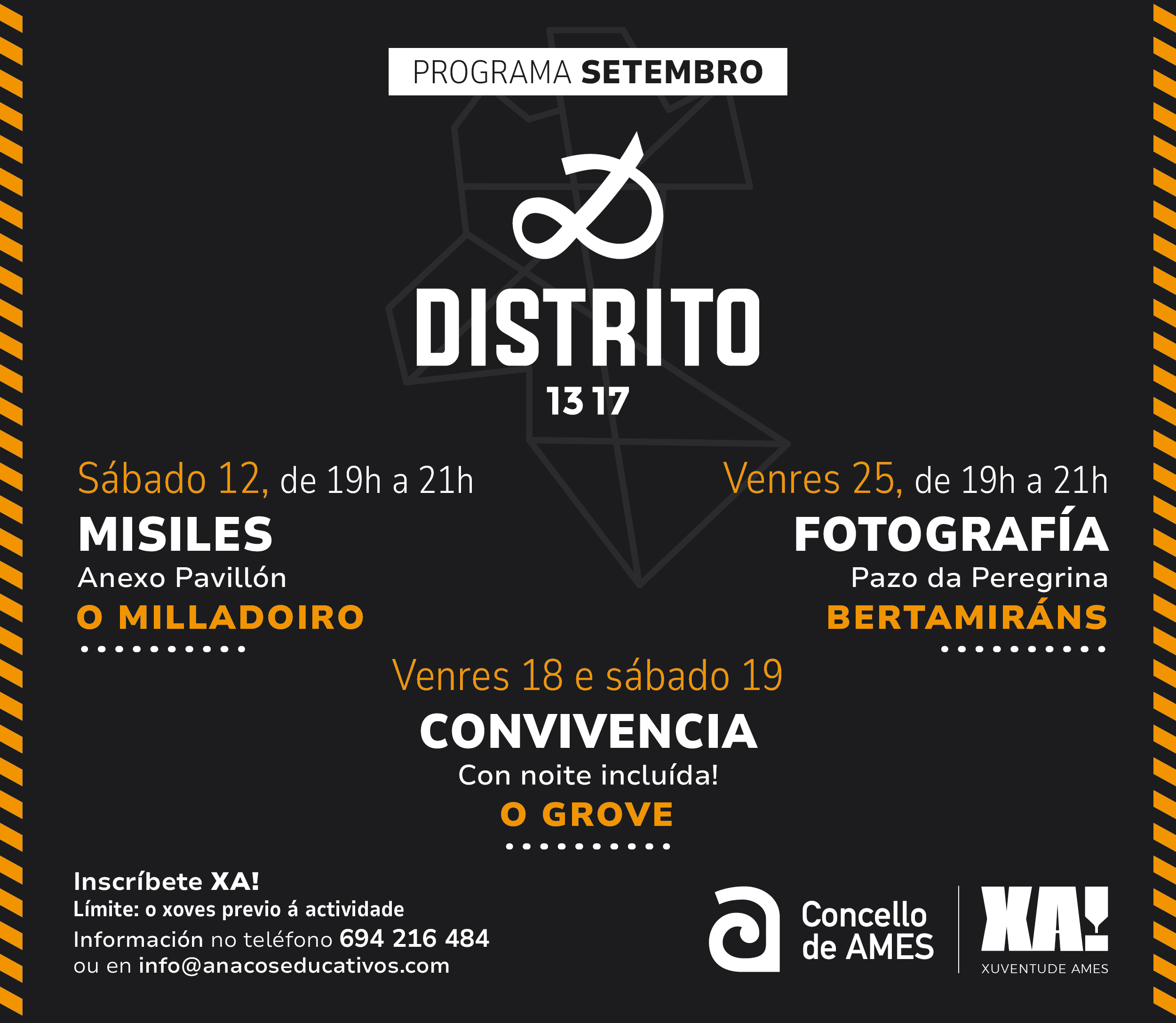 O club Distrito 13 17 pecha o mes de setembro coa actividade Fotografía O club Distrito 13 17 pecha o mes de setembro coa actividade Fotografía