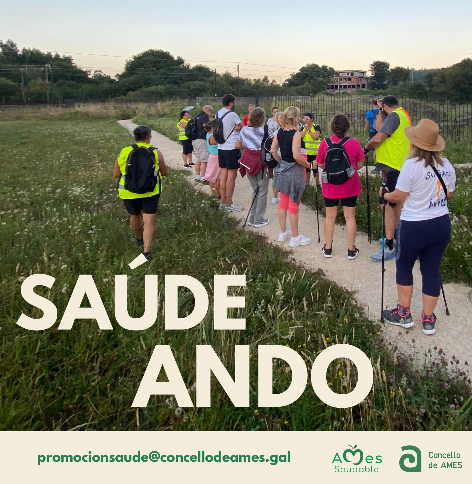 O programa SaúdeAndo inicia un novo curso con 33 andainas circulares no Milladoiro e Bertamiráns O programa SaúdeAndo inicia un novo curso con 33 andainas circulares no Milladoiro e Bertamiráns
