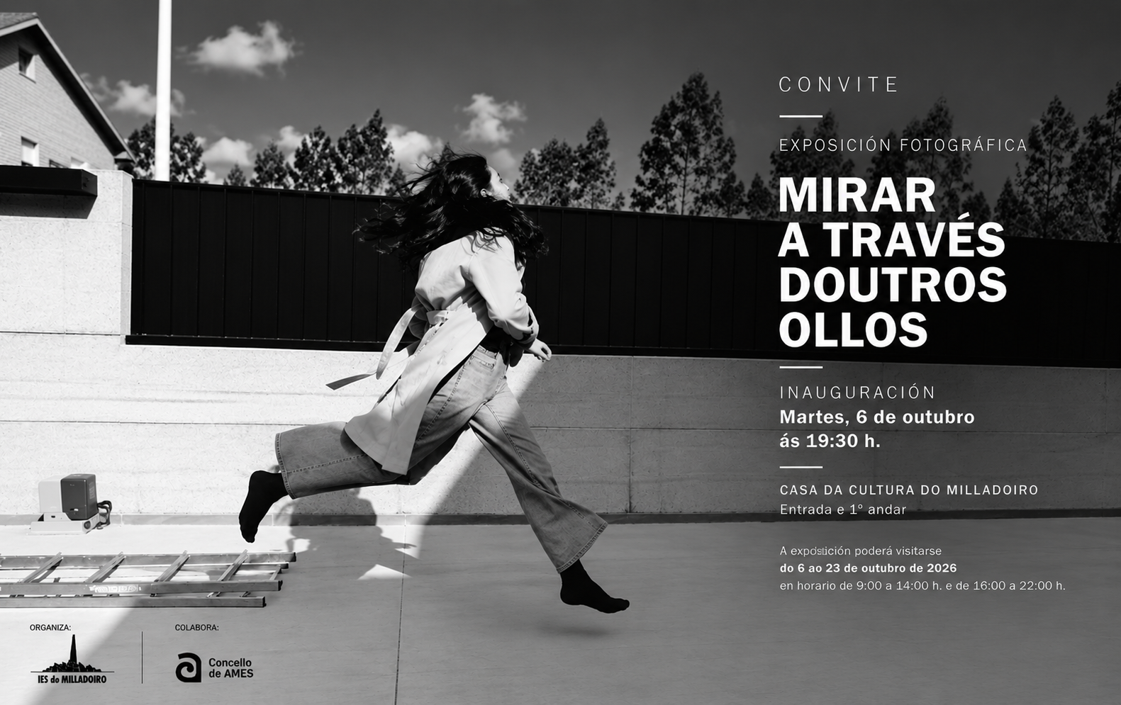 A Casa da Cultura do Milladoiro acolle a exposición «Mirar a través doutros ollos» A Casa da Cultura do Milladoiro acolle a exposición «Mirar a través doutros ollos»