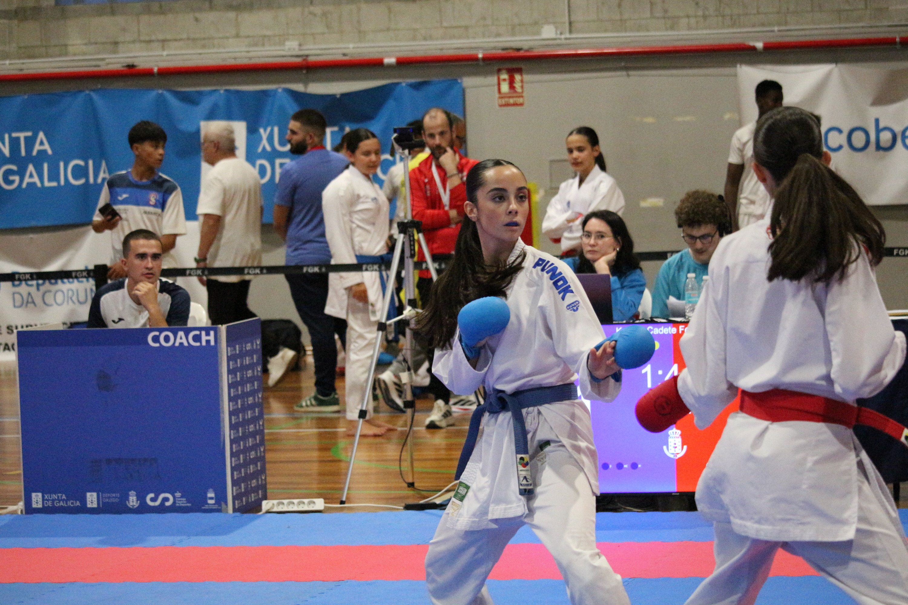 A karateka amesá Olivia Parga García gaña o Campionato galego de kumite -47 kg A karateka amesá Olivia Parga García gaña o Campionato galego de kumite -47 kg