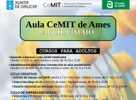 A Aula CeMIT de Ames prepara un ciclo creativo, un de empregabilidade e varios obradoiros para celebrar a Semana Santa A Aula CeMIT de Ames prepara un ciclo creativo, un de empregabilidade e varios obradoiros para celebrar a Semana Santa