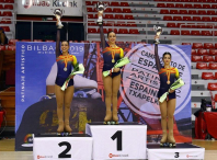 Nadia Iglesias acadou a medalla de prata no campionato de España Nadia Iglesias acadou a medalla de prata no campionato de España