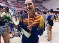 Nadia Iglesias acadou a medalla de prata no campionato de España Nadia Iglesias acadou a medalla de prata no campionato de España