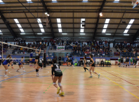 Partido do campionato galego sénior de voleibol  feminino