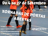 Cartel das xornadas de portas abertas das E.F.S. Trasgos