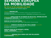 Programa de actividades da Semana Europea da Mobilidade