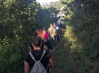  53 persoas participaron na andaina saudable que discorreu polo último tramo do Camiño Portugués