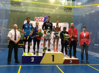 O amesán Borja Golán é subcampión de Europa de squash