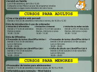 Imaxe do cartel coa programación da Aula CeMIT