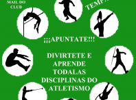  Cartel das xornadas de portas abertas do club Ames Atletismo