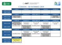 Imaxe do cartel cos cursos da Aula CeMIT