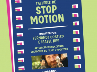Cartel do taller de stop motion