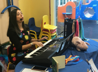 Imaxe das actividades do mes da música na escola infantil municipal A Madalena 