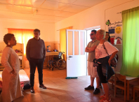 Imaxe da visita institucional ao municipio caboverdiano do Tarrafal