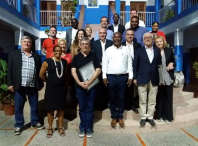 Imaxe da visita institucional ao municipio caboverdiano do Tarrafal