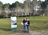 Imaxe da presentación do proxecto do parque verde central do Milladoiro