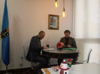 Imaxe da sinatura da cuarta prórroga do contrato de xestión da limpeza viaria e do Punto Limpo do Concello de Ames Imaxe da sinatura da cuarta prórroga do contrato de xestión da limpeza viaria e do Punto Limpo do Concello de Ames