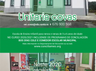 Campaña informativa sobre a escola unitaria de Covas 