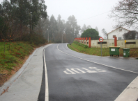 Rematan as obras de pavimentación para a mellora do viario de acceso ao parque empresarial do Milladoiro dende a estrada Ventín-Coira