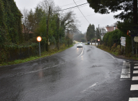 A finalidade da visita foi solicitarlle á Deputación da Coruña colaboración para que financie, a través dalgún plan provincial, o proxecto de mellora da seguridade peonil na estrada provincial DP-0206, ao seu paso polo lugar da Agrela