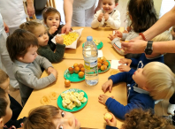 A Escola Infantil Municipal “O Bosque” visita aos maiores