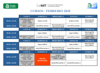 Horario actividades Aula CeMIT febreiro e marzo 