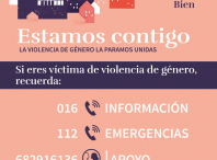 Estamos contigo, a violencia de xénero parámola unidas