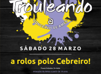 Cartel da terceira actividade do programa Trouleando “A rolos polo Cebreiro!”