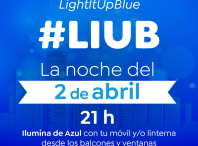 Cartel da iniciativa Light It Up Blue / Ilumínao de azul