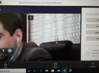 A sesión foi celebrada de xeito telemático e reproducida en directo por streaming por primeira vez