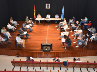 Imaxe do pleno ordinario de xuño celebrado na Casa da Cultura de Bertamiráns