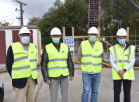 Imaxe da visita feita á depuradora de Sisalde