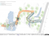 Plano das obras de rehabilitación que se van a executar na Ponte Cabirta