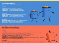 Cartel "Animación á lectura".