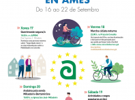 Cartel da II Semana Europea da Mobilidade de Ames