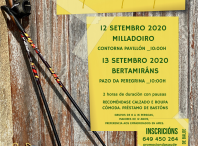 Cartel informativo do obradoiro de iniciación á marcha nórdica Cartel informativo do obradoiro de iniciación á marcha nórdica