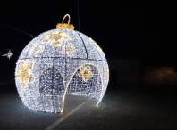 Acendido de luces de Nadal. 
