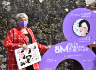 Luísa Feijó no roteiro 8M Luísa Feijó no roteiro 8M