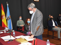Blas Garcia xurando o cargo de Alcalde