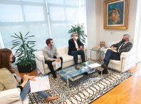 Imaxe da reunión de Blas García e Alfonso Rueda
