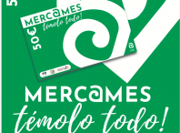 Cartel da campaña de apoio ao comercio local Merc@mes