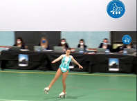 Antía Lourido, do club Ágora, clasificada para o Campionato Nacional de Patinaxe Artístico