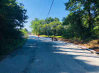 O alcalde de Ames e concelleiro de Obras e Servizos Básicos, Blas García, xunto co concelleiro do Rural, Santiago Márquez