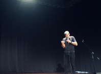 Oswaldo Digón no Auditorio da Casa da Cultura de Bertamiráns