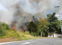 Foto de arquivo dun incendio en Aldea Nova