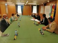 Representantes da Asociación de Concellos do Camiño da Ría De Muros Noia reuníronse co delegado do Goberno en Galicia