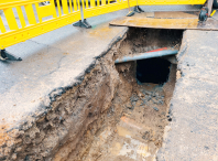 O alcalde de Ames visitou as obras da rede de pluviais na Travesía de Fontaldeiro e da Agra 