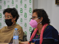 A Corporación Municipal de Ames recibe a activista salvadoreña Morena Herrera